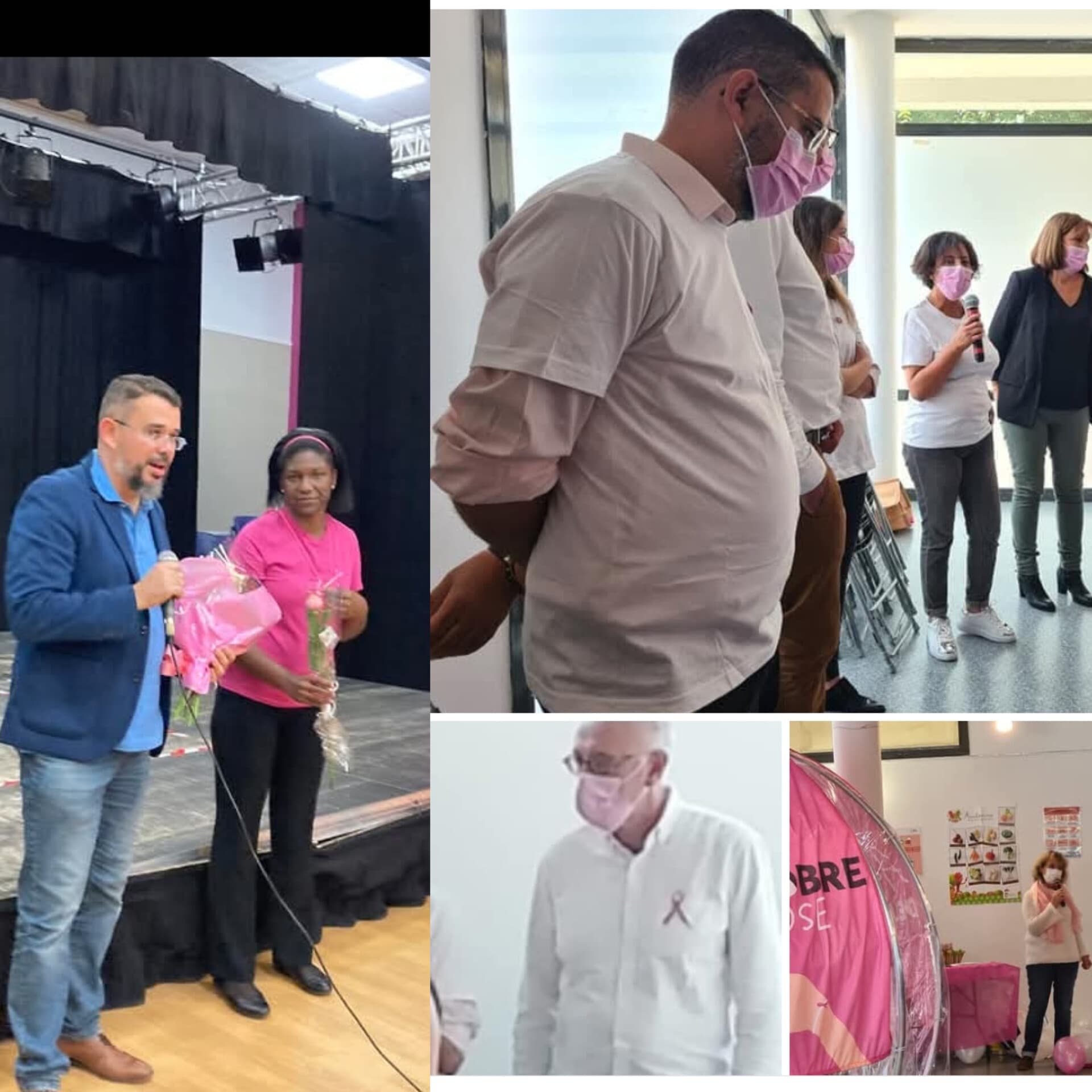 DR ALAOUI ONGOLOGUE - Octobre rose à l'hôpital privé Paul d'egine