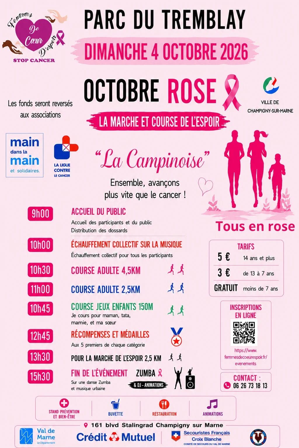 La marche et course de l'espoir" LA CAMPINOISE "